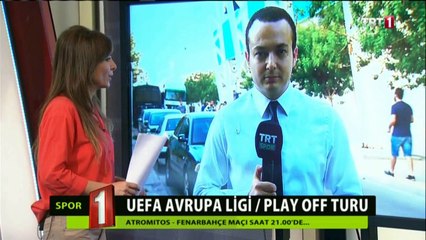 Semahat Ozdogan - Trt1 Spor Haber (20.08.15)