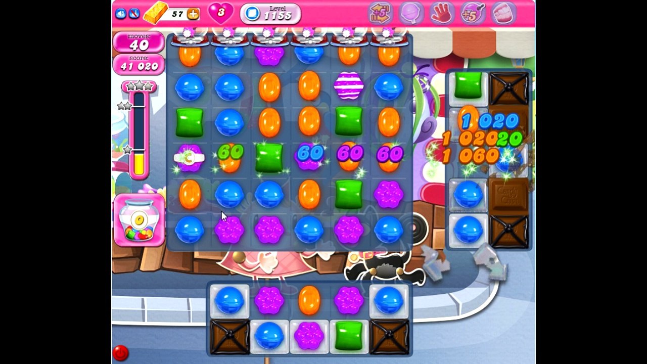 Candy Crush Saga level 1155