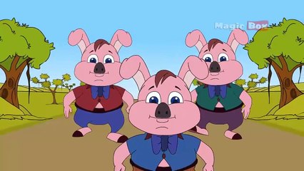 Three Little Pigs   Fairy Tales In English   Animated   Cartoon Stories For Kids
