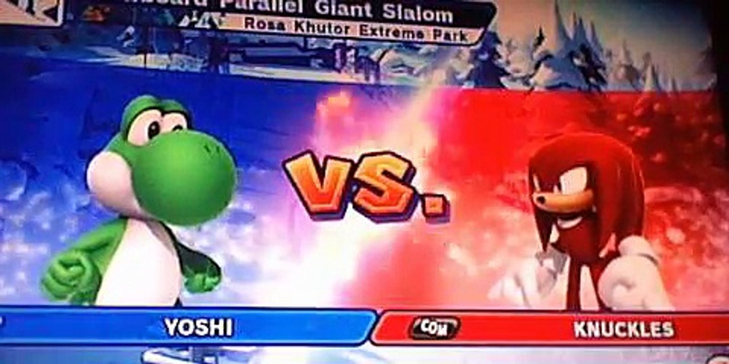 Mario and Sonic at the Sochi 2014 Winter Olympic Games Part 6