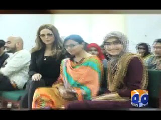 Ayyan Ali inaugurates social cause by students at Karachi University