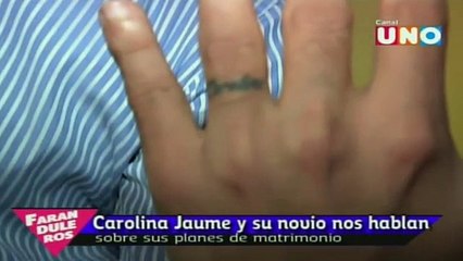 Carolina y Alan a punto caramelo de casarse