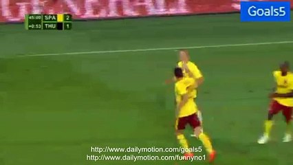 Borek Dockal Goal Sparta Prague 2 - 1 Thun Europa League 20-8-2015