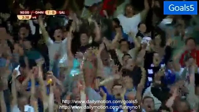 Nenad Adamovic Goal Dinamo Minsk 2 - 0 Red Bull Salzburg Europa League 20-8-2015