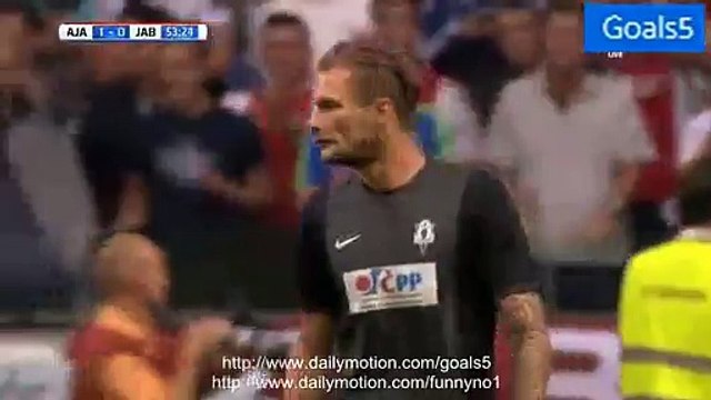 Arkadiusz Milik Goal Ajax 1 - 0 Jablonec Europa League 20-8-2015