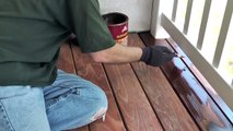 Wood deck staining & sealing