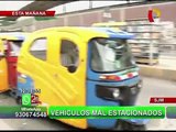 Mototaxis se apoderan de veredas y pistas en San Juan de Miraflores