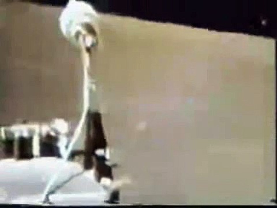 Moon Hoax Apollo 17 : Disney Fake Earth Transparencies Right Eye Winks At The TV Camera