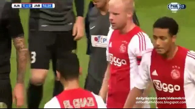 1-0 Arkadiusz Milik Penalty-Kick Goal _ Ajax Amsterdam v. Jablonec - Europa League 20.08.2015 HD