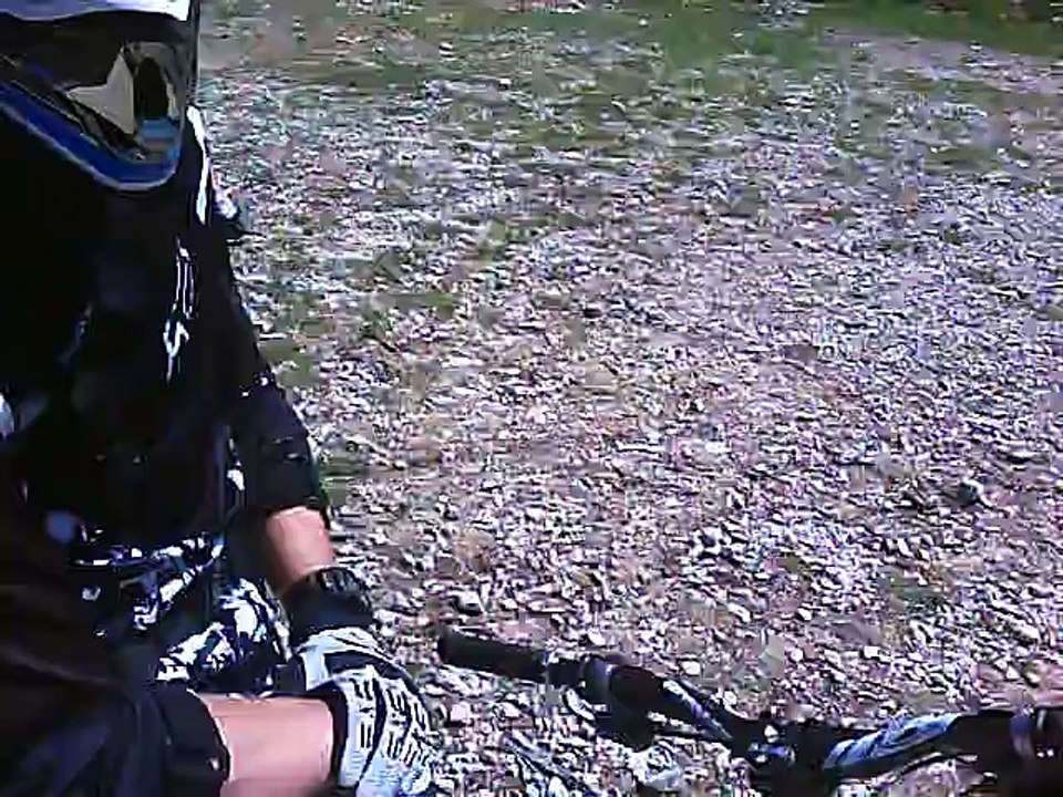 papi fait de la descente a villard de lans