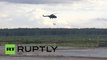 Russia: See the Russian Air Force perform drills at Army-2015 expo
