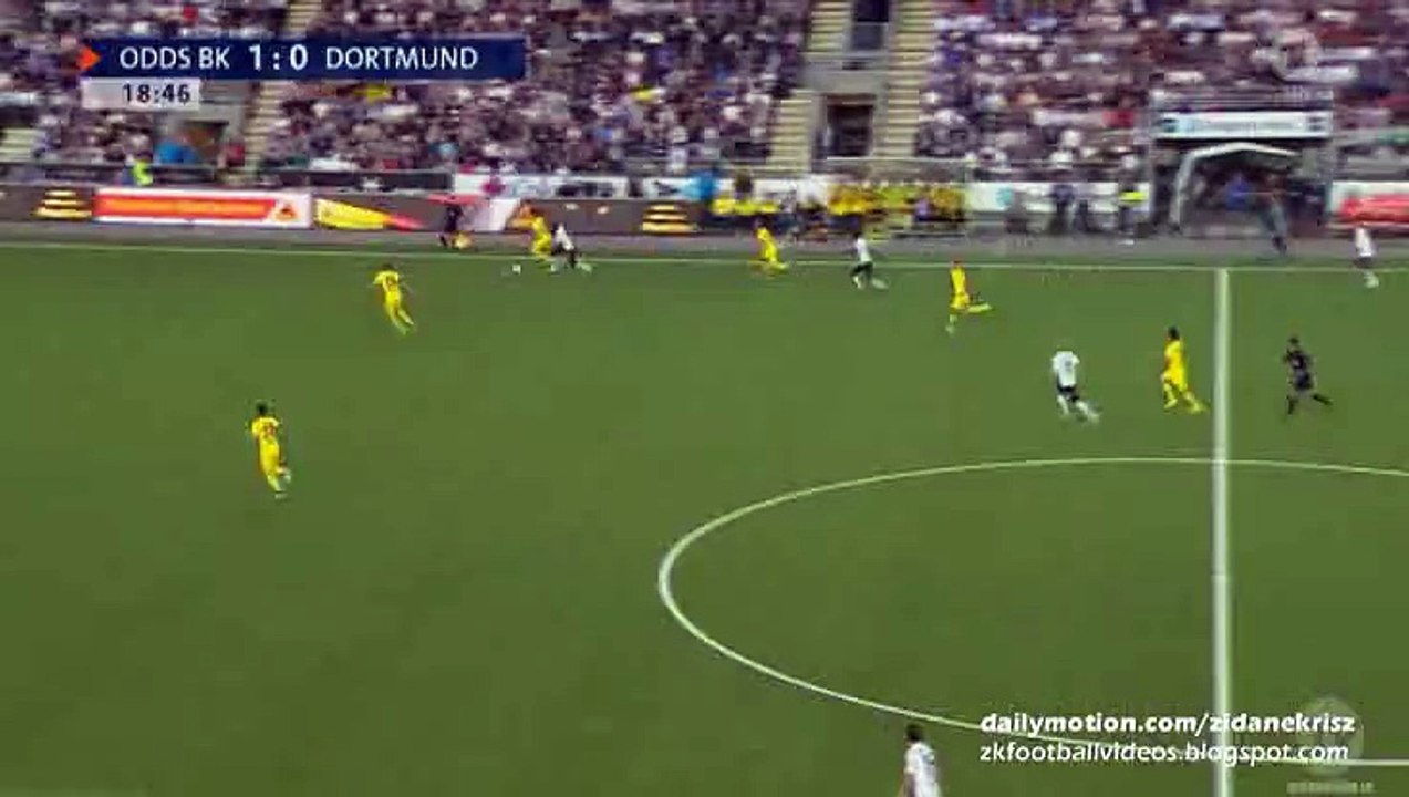 2-0 Fredrik Nordkvelle | Odds BK v. Borussia Dortmund - Europa League 20.08.2015 HD