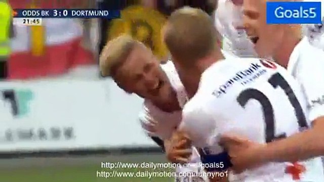 Espen Ruud 3:0 GOAL HD Odd Grenland vs Borussia Dortmund - Europa League 20.08.2015 HD