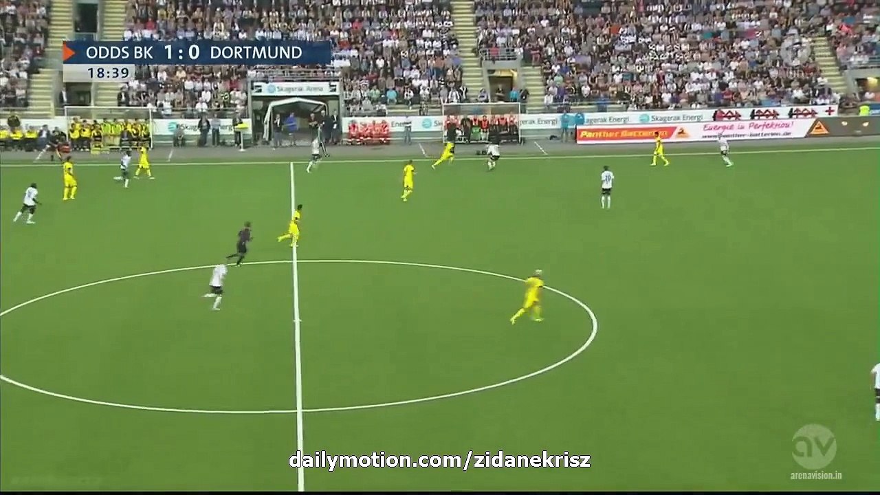 2-0 Fredrik Nordkvelle HD | Odds BK v. Borussia Dortmund - Europa League 20.08.2015 HD