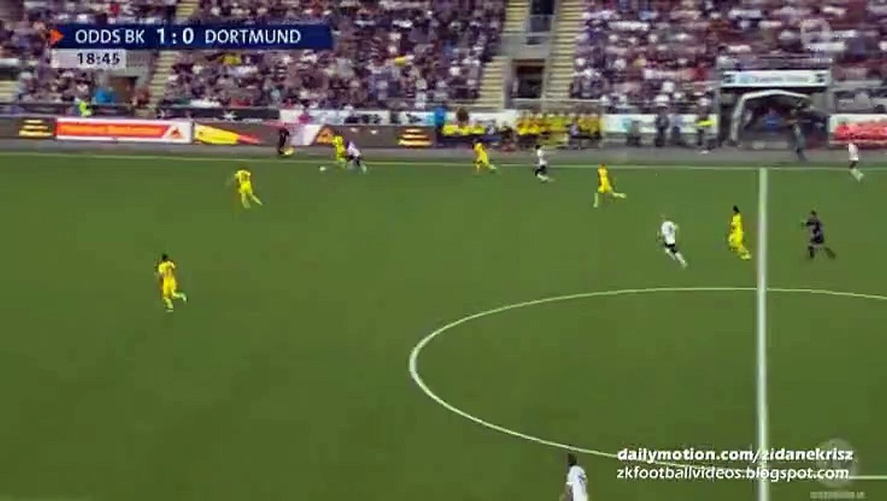 2-0 Fredrik Nordkvelle _ Odds BK v. Borussia Dortmund - Europa League 20.08.2015 HD