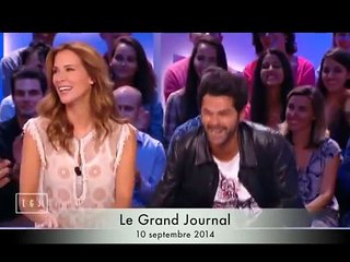 Improvisation théâtrale dans le Grand Journal : Mélissa Theuriau et Jamel Debbouze