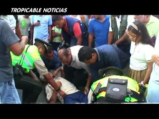 accidente en via principal