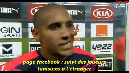 interview de khazri a la mi-temps