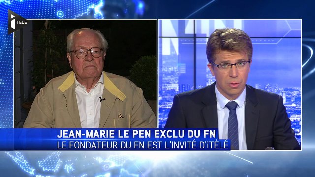 Jean-Marie Le Pen est indigné par son exclusion du FN