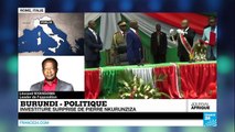 Burundi : investiture surprise de Pierre Nkurunziza