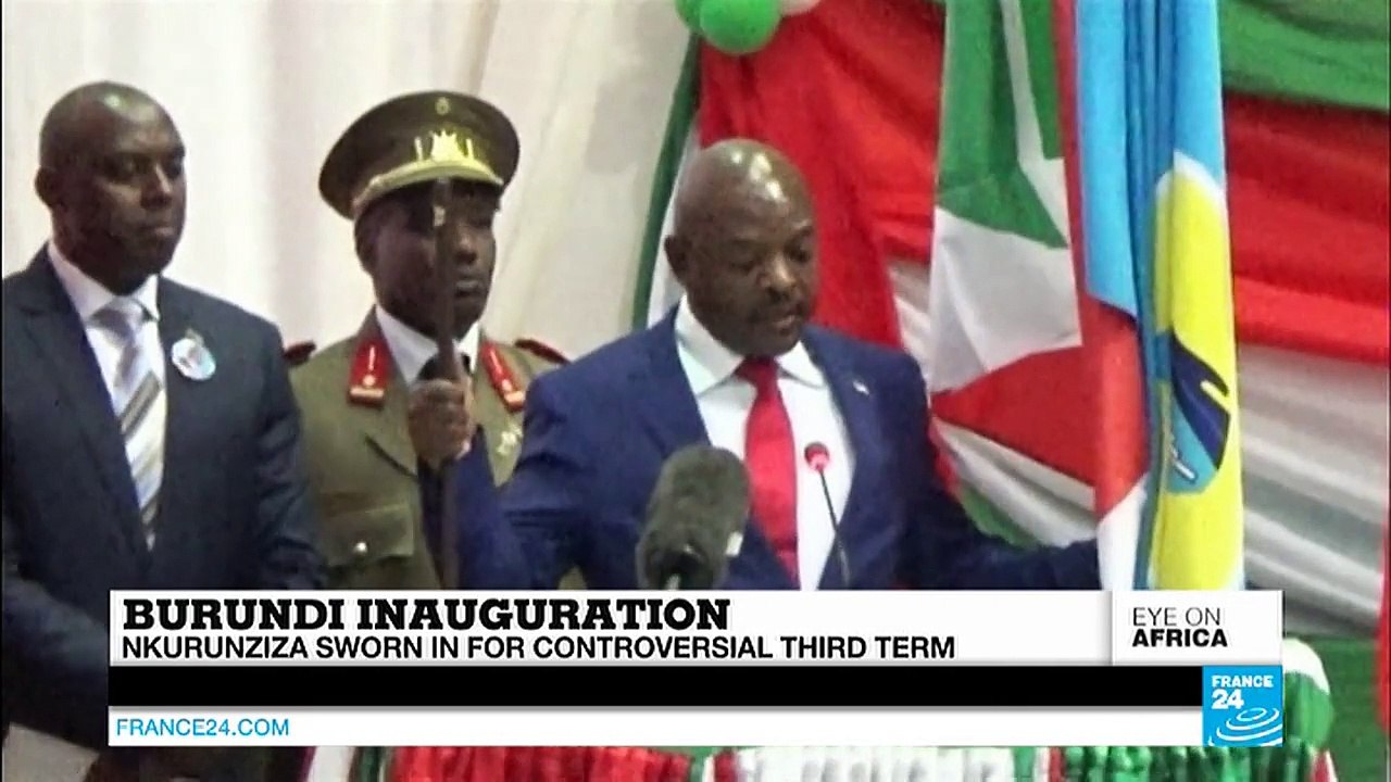 Nkurunziza sworn in for controversial third term