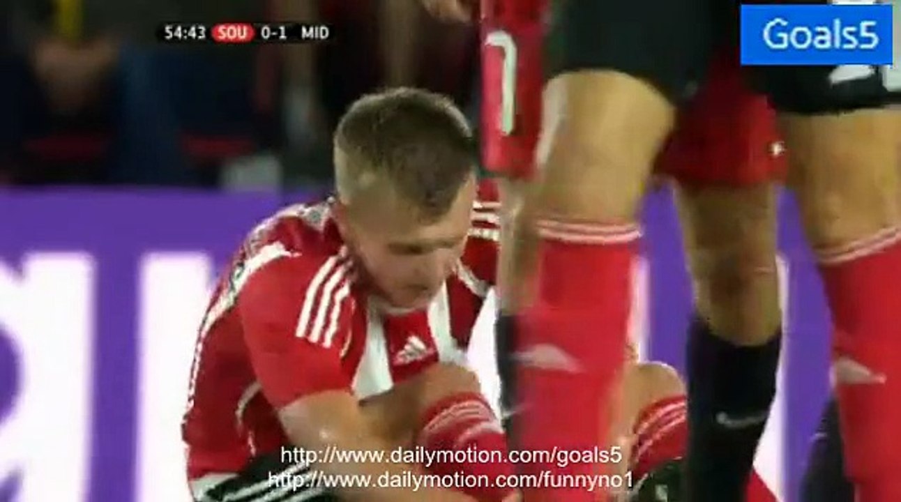 Jay Rodriguez Goal Southampton 1 - 1 FC Midtjylland Europa League 20-8-2015