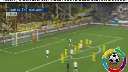 All Goals & Highlights HD | Odds BK 3-4 BVB Dortmund - Europa League 20-8-2015 HD