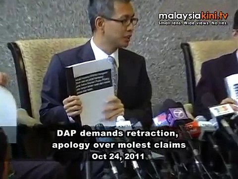 DAP demands retraction, apology over molest claims