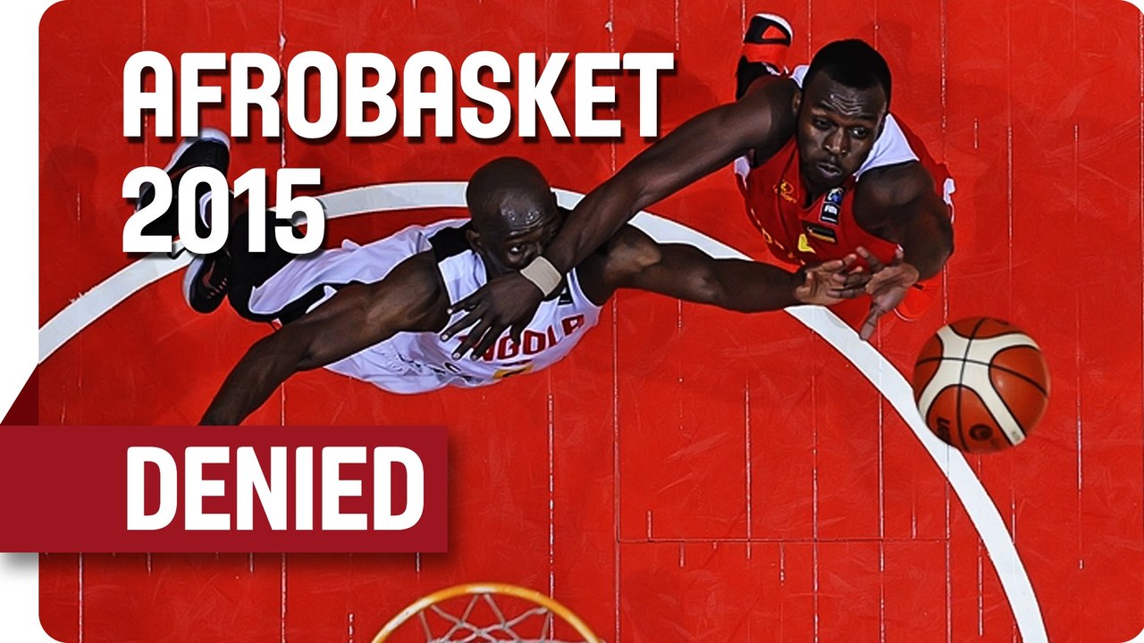 Denied! Leonel Paulo With a Massive Block - AfroBasket 2015