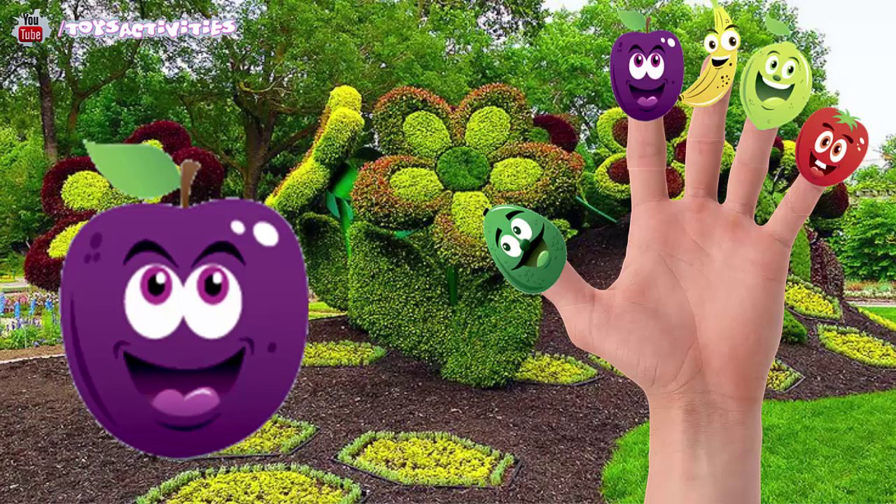 Cartoon Fruit Finger Family Collection Cartoon Fruit Finger Family Songs Fruit Nursery Rhymes