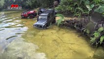 RC Offroad Trucks 4x4 River Crossing Submarines! at MacRitchie Reservoir