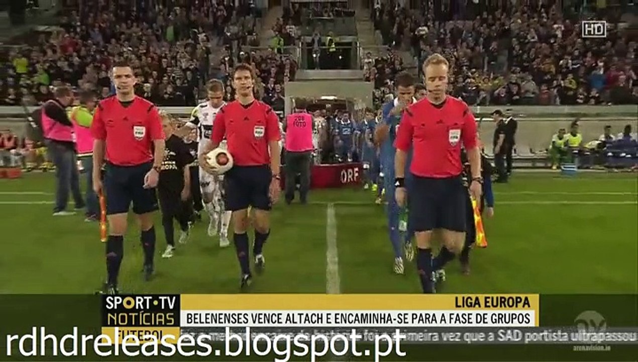 Altach 0-1 Belenenses - Highlights - UEL 15/16 Play-Offs