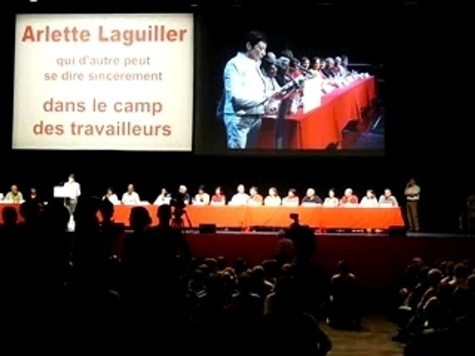 Arlette Laguiller au Zenith le 15 avril