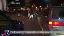 Fresh tensions in St. Louis after a police shooting