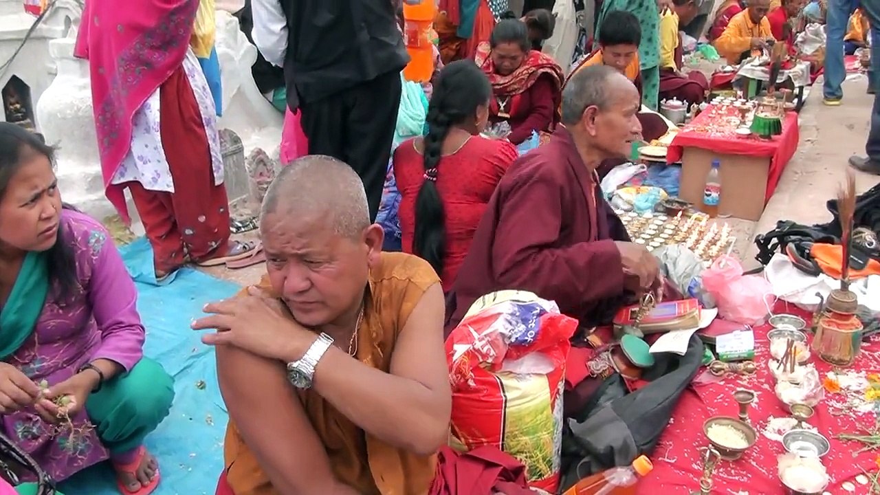 Temal Jatra Festival 2013 at Boudhanath Stupa, Kathmandu, Nepal. HD