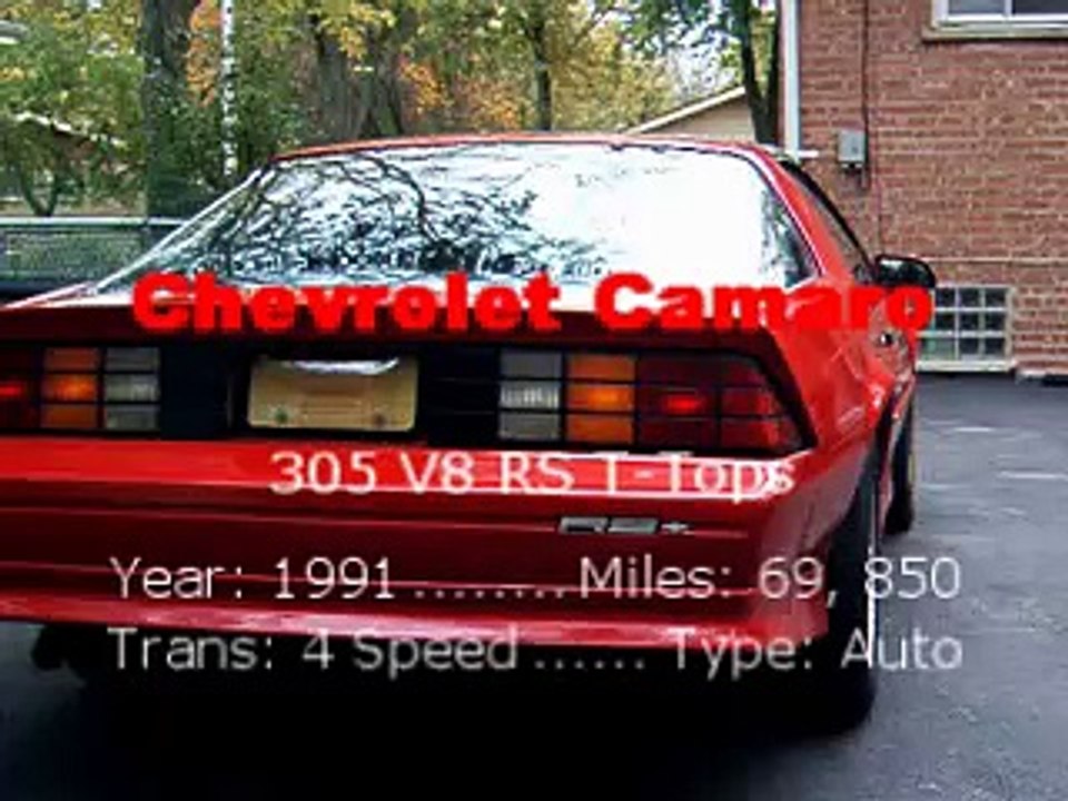 Camaro RS 1991 305 V8