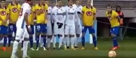 Golazo de Marcos Riveros - U. Concepcion 0 vs 1 Nacional (P) - Copa Sudamericana 2015