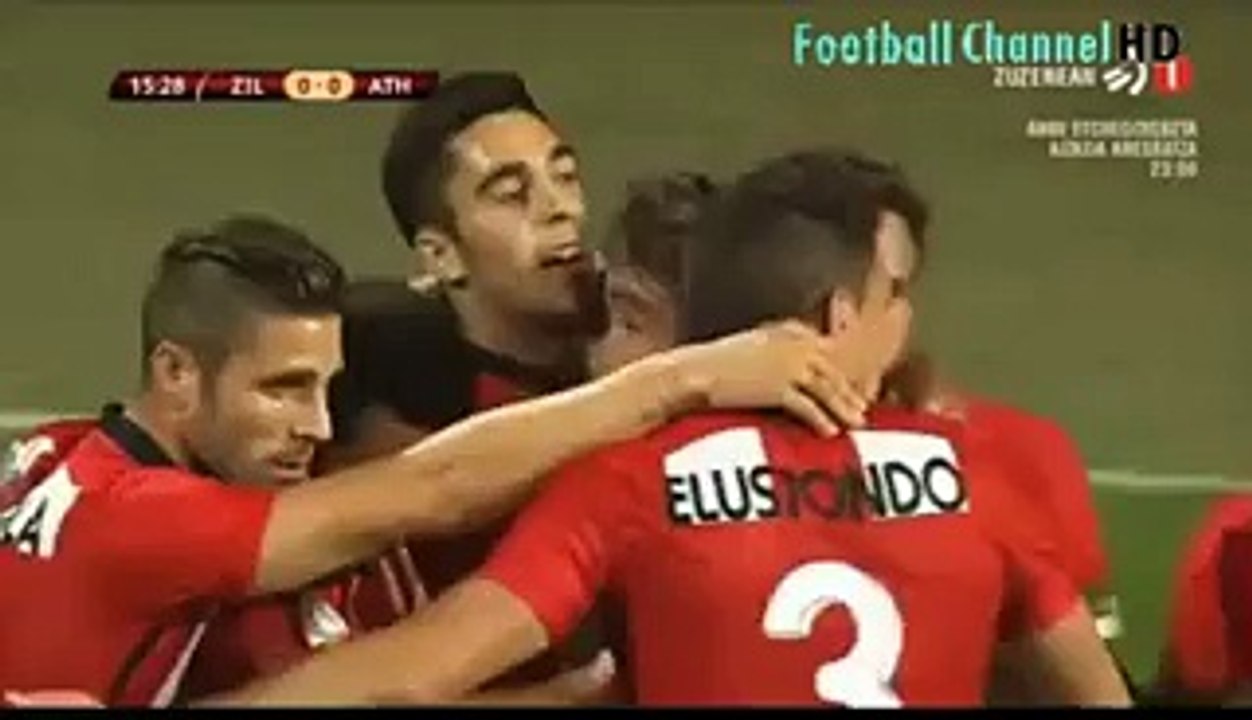 All Goals and Highlights HD | MSK Zilina 3 - 2 Athletic Bilbao - Europa League 20.08.2015 HD