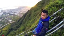 Haiku Stairs (Stairway to Heaven). Oahu Hawaii GoPro Hero3 black