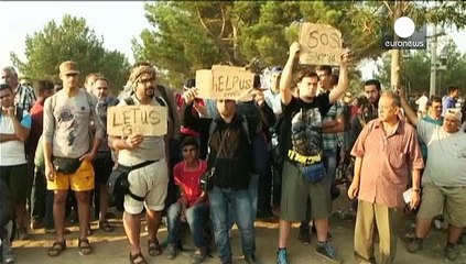 La vague de migrants touche la Macédoine