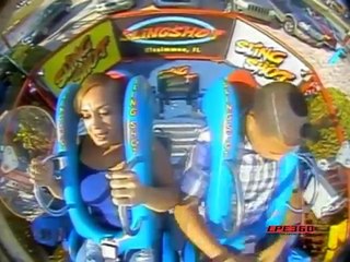 Guy passes out on slingshot four times