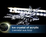 Cutting of Plexiglas ice crystal - Schneiden von Eiskristallen aus Plexiglas - eurolaser