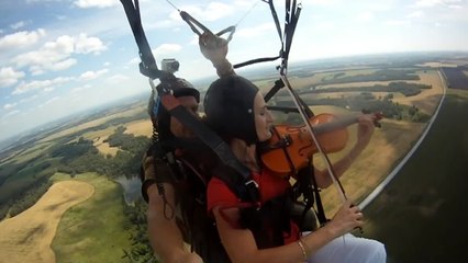 Musicians Record Song While Paragliding 2,000 Feet in the Air