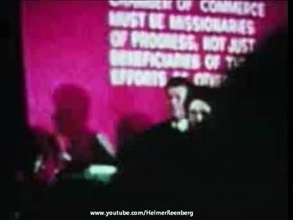 November 22, 1963 - Rare color film from President John F. Kennedy's breakfast in Fort Worth, Texas