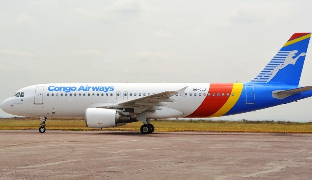 FAUSSE RUMEUR  L'AVION A320 DE CONGO AIRWAYS NE PAS INTERDIT DE SURVOLER L'ESPACE AÉRIEN EUROPÉEN