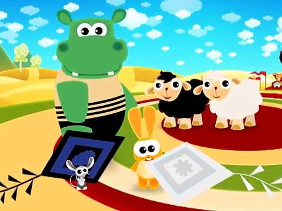 Cartoon animation for babies "the hippo"