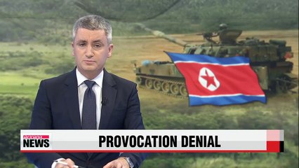N. Korea denies provoking exchange of fire with S. Korea