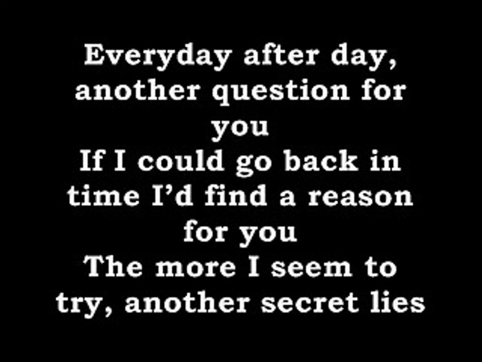 Strange Talk - Cast Away LYRICS (ON SCREEN)