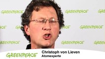 Greenpeace protestiert gegen die Beladung des AKW Fukushima 1 mit MOX-Brennstäben