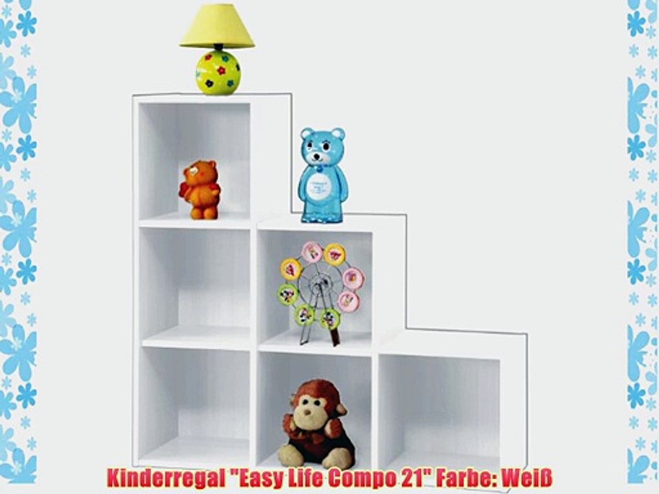 Kinderregal Easy Life Compo 21 Farbe: Wei?
